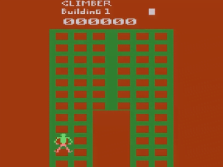 Crazy Climber title screen for Atari 2600